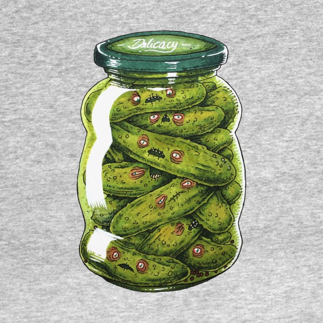 Pickles in a jar by NicolasRossius